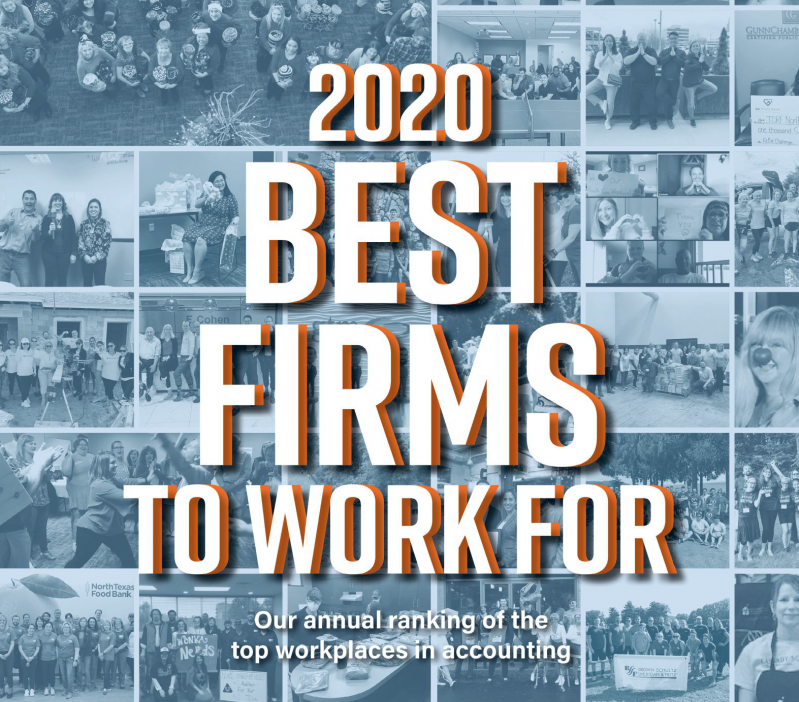 accountingTODAY 2020 Best Accounting Firms to Work for